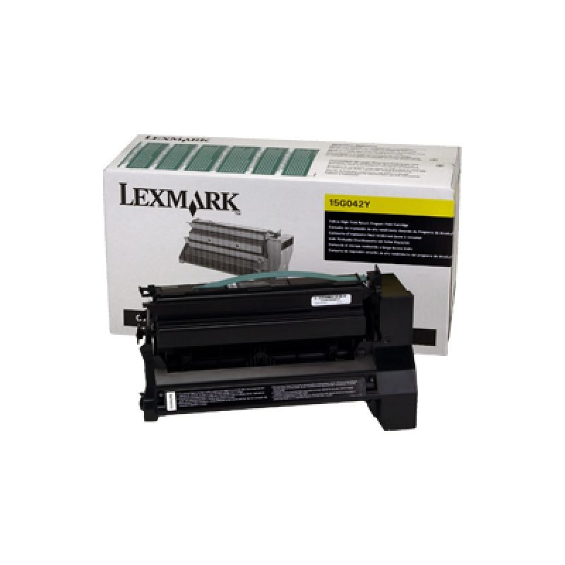 Lexmark 15G042Y Sarı Toner