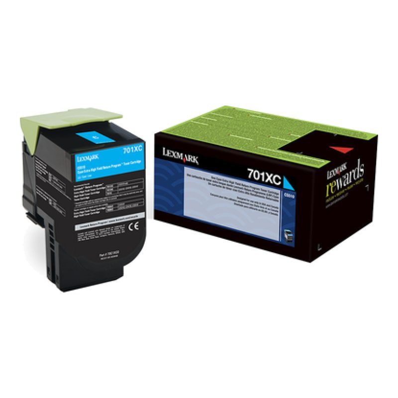 Lexmark 70C1XC0 Mavi Toner