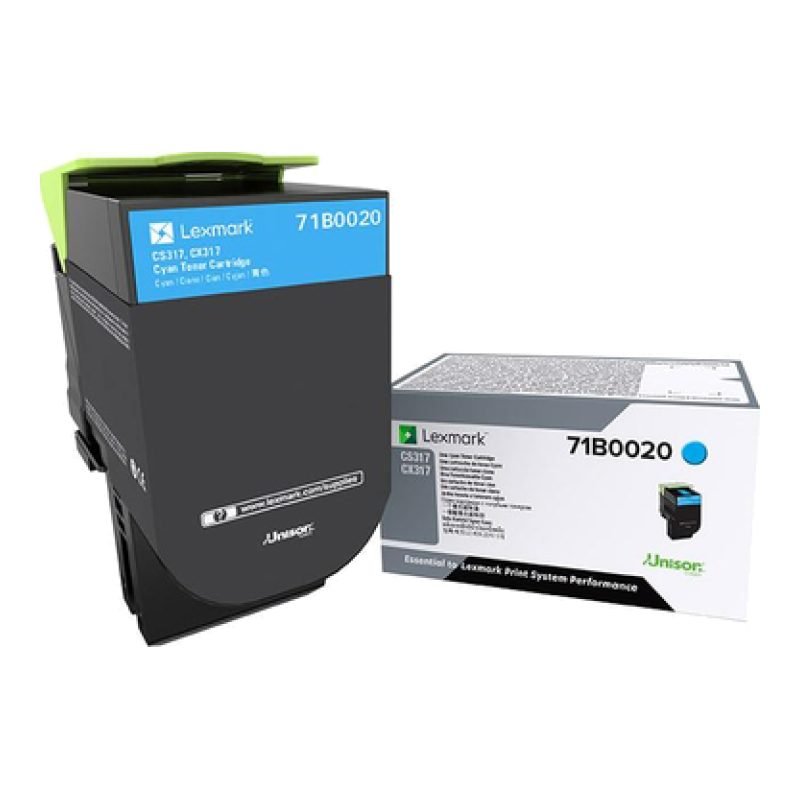 Lexmark 71B0020 Mavi Toner