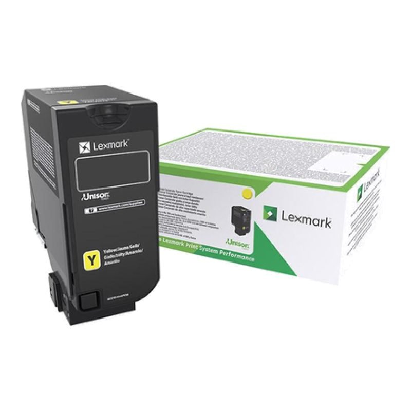 Lexmark 74C5HYE Sarı Toner