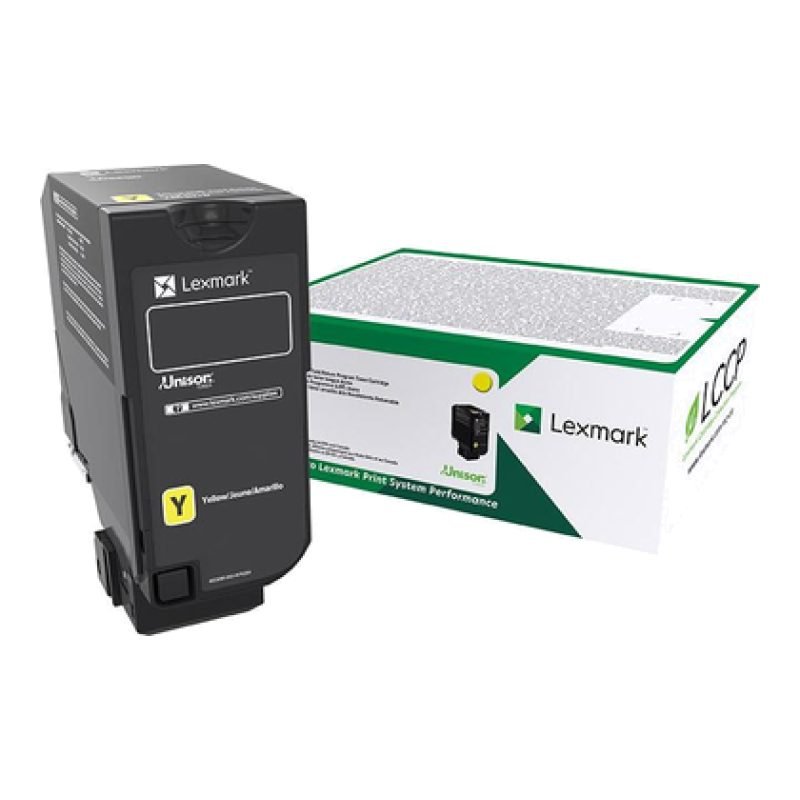 Lexmark 74C5SY0 Sarı Toner