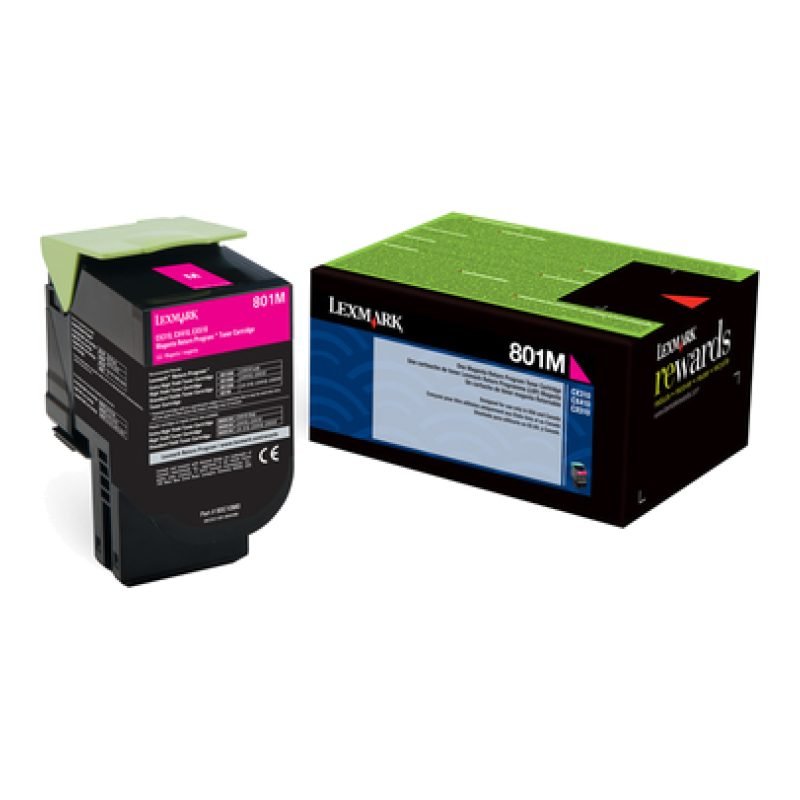 Lexmark 80C10M0 Kırmızı Toner