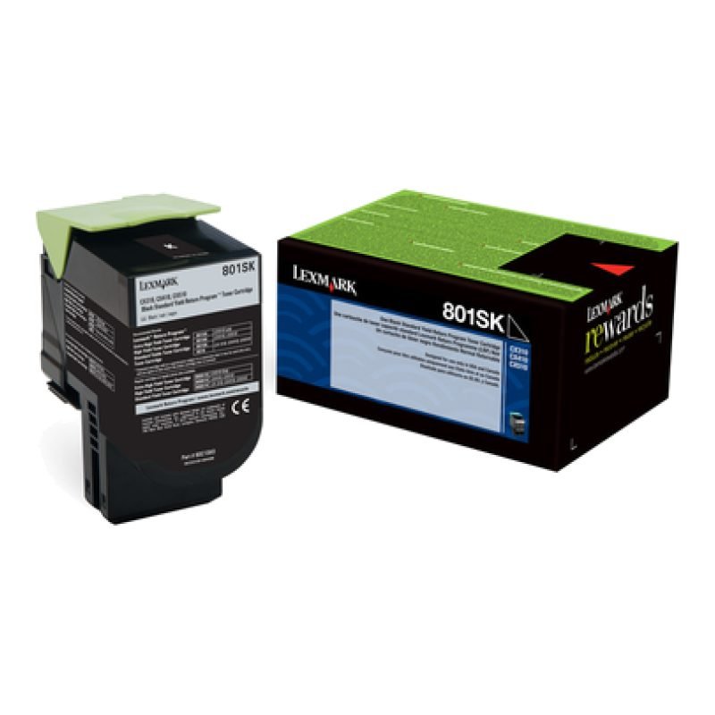 Lexmark 80C1SK0 Siyah Toner