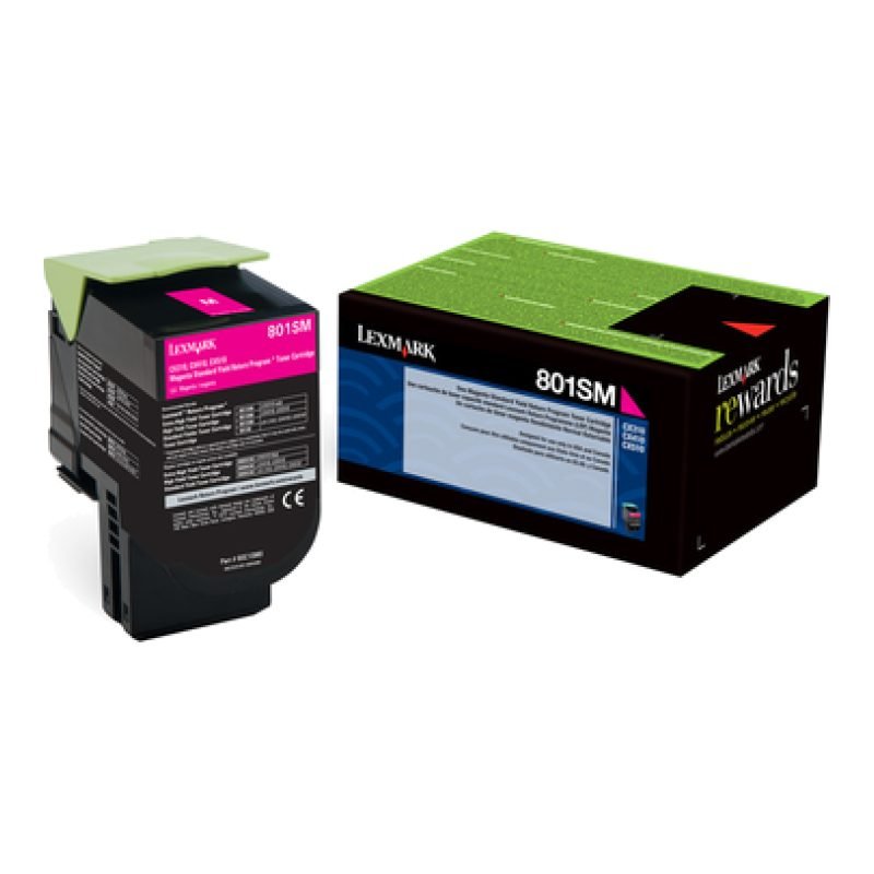 Lexmark 80C1SM0 Kırmızı Toner