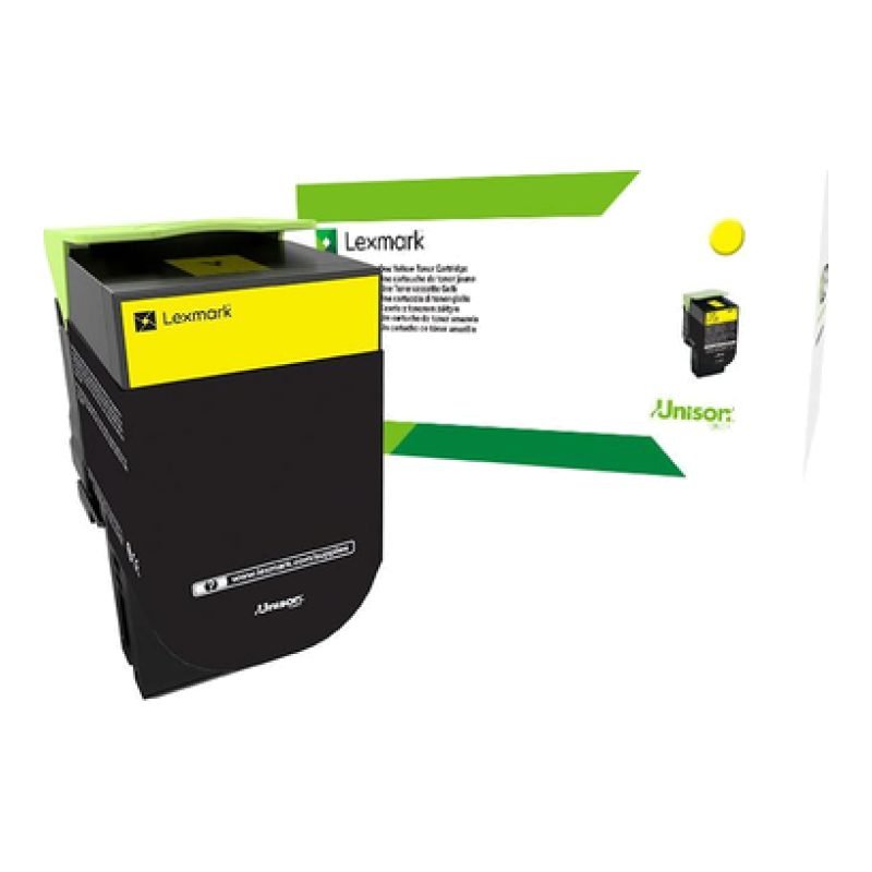Lexmark 80C8HYE Sarı Toner