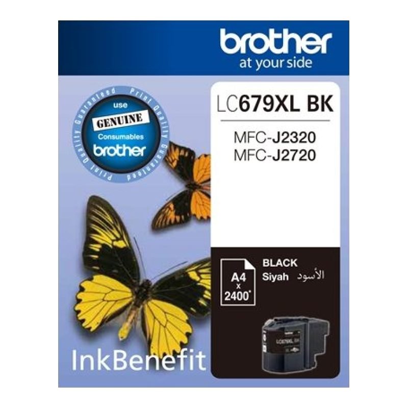Brother LC679XLBK Siyah Mürekkep Kartuşu