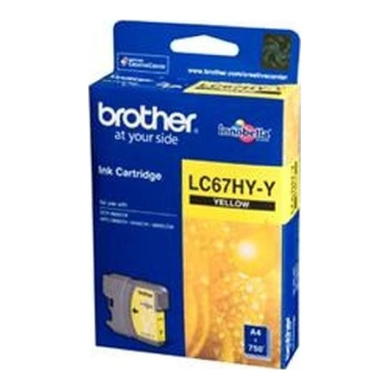 Brother MFC-5890CN LC-67HYY Sarı Mürekkep Kartuşu