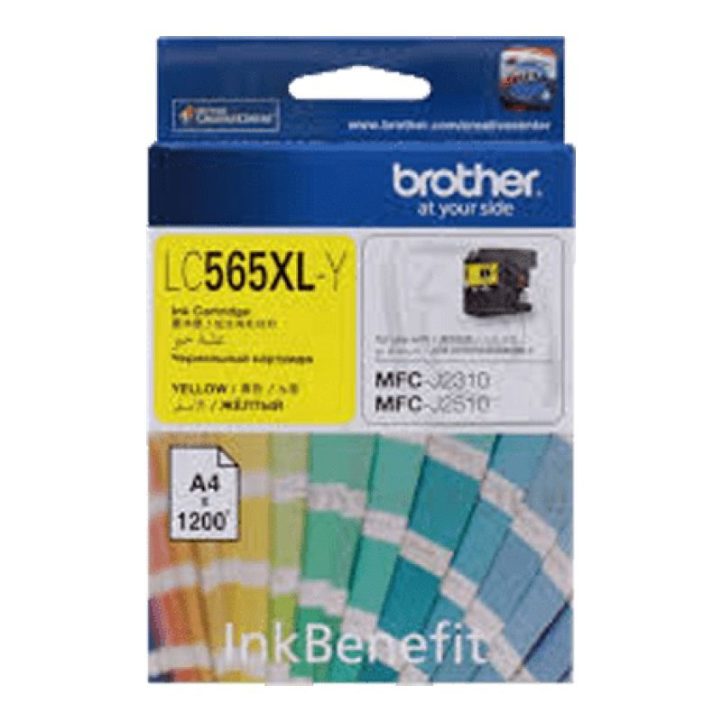 Brother LC-565XLY Sarı Yüksek Kapasiteli Mürekkep Kartuşu