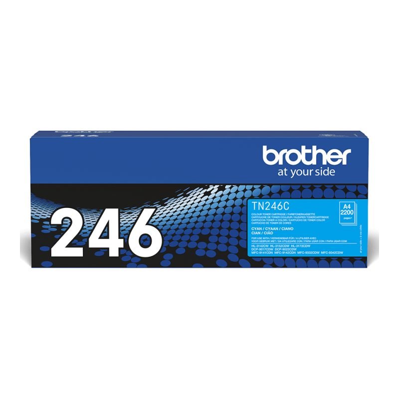 Brother TN-246C Mavi Toner