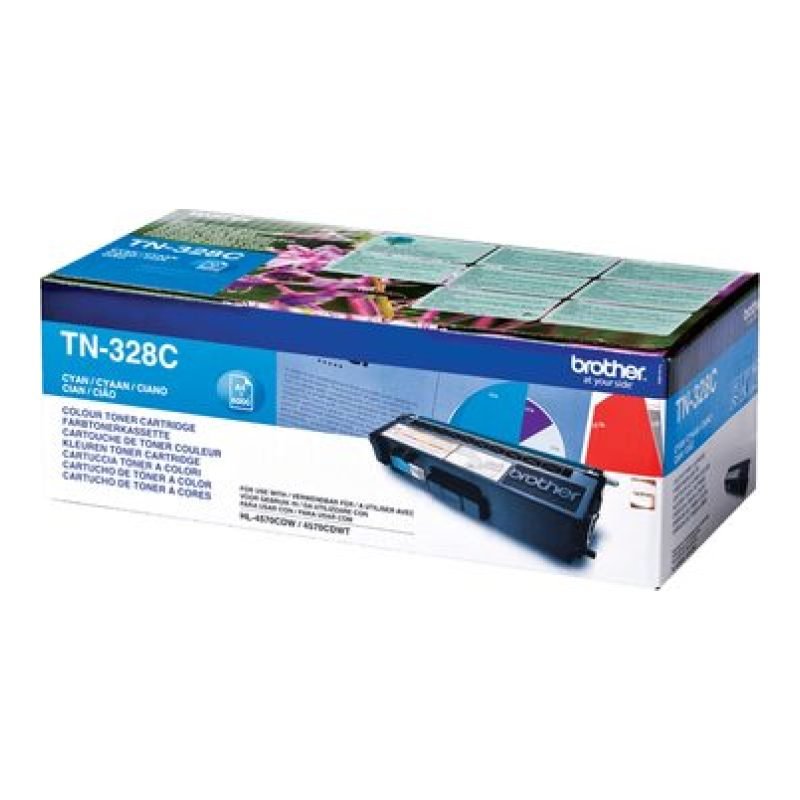 Brother TN-328C Mavi Toner — görsel 2