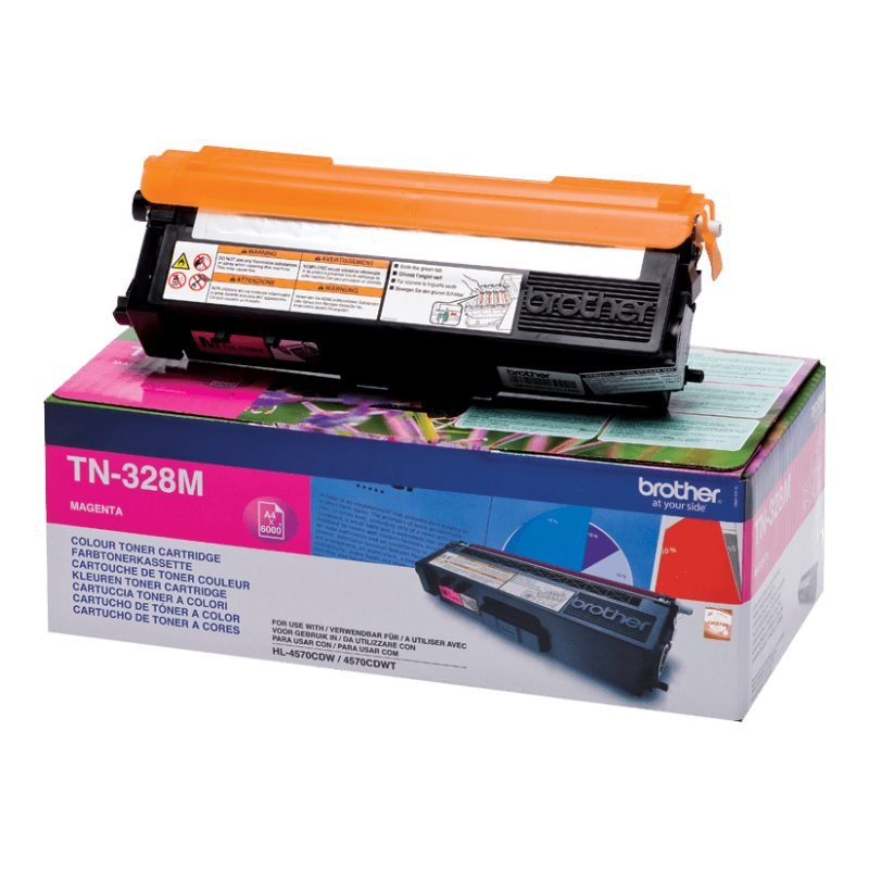 Brother TN-328M Kırmızı Toner