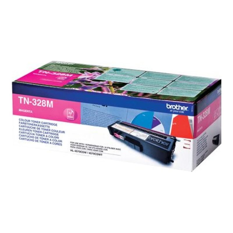 Brother TN-328M Kırmızı Toner — görsel 2