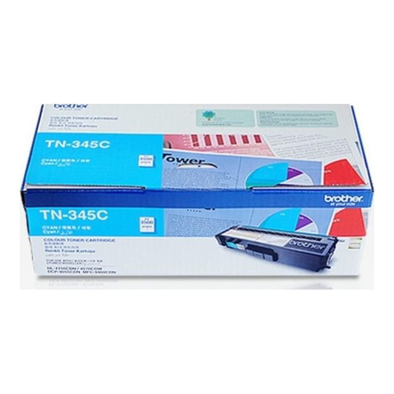 Brother TN-345C Mavi Toner
