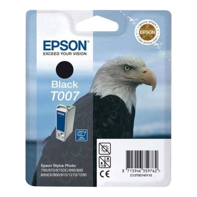 Epson T007 C13T00740120 Siyah Mürekkep Kartuşu