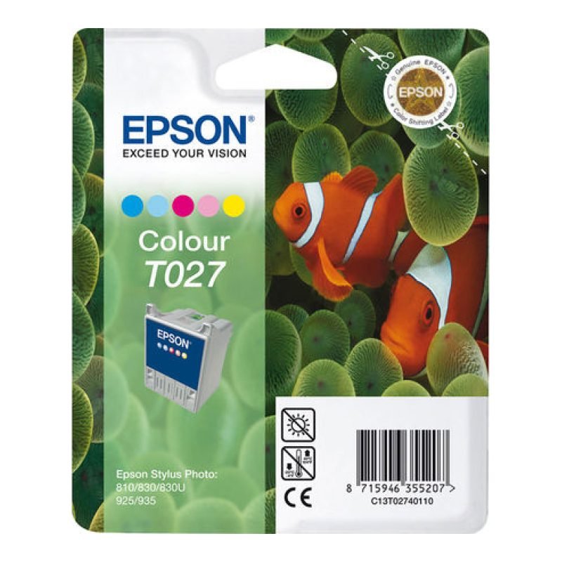 Epson T027 C13T02740120 Üç Renkli Mürekkep Kartuşu