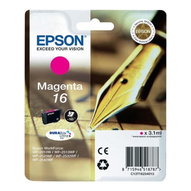 Epson 16 C13T16234012 Kırmızı Mürekkep Kartuşu