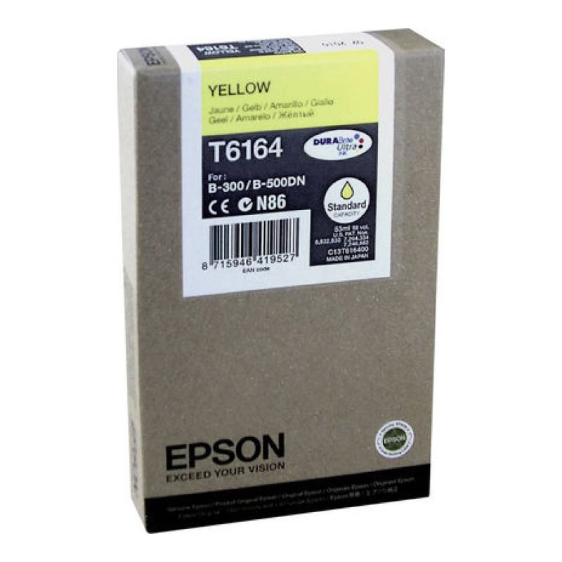 Epson T6164 C13T616400 Sarı Mürekkep Kartuşu