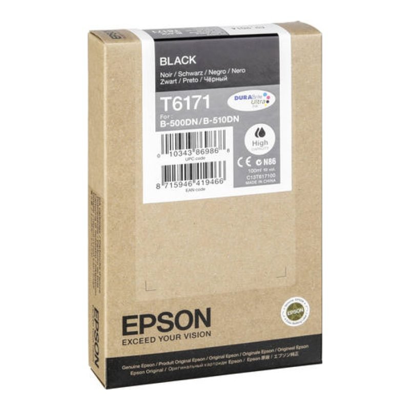 Epson T6171 C13T617100 Siyah Mürekkep Kartuşu