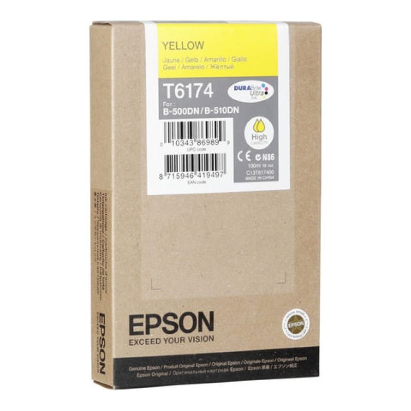 Epson T6174 C13T617400 Sarı Mürekkep Kartuşu
