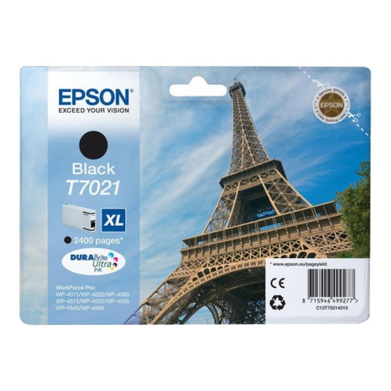 Epson C13T70214010 Siyah Yüksek Kapasiteli Mürekkep Kartuşu