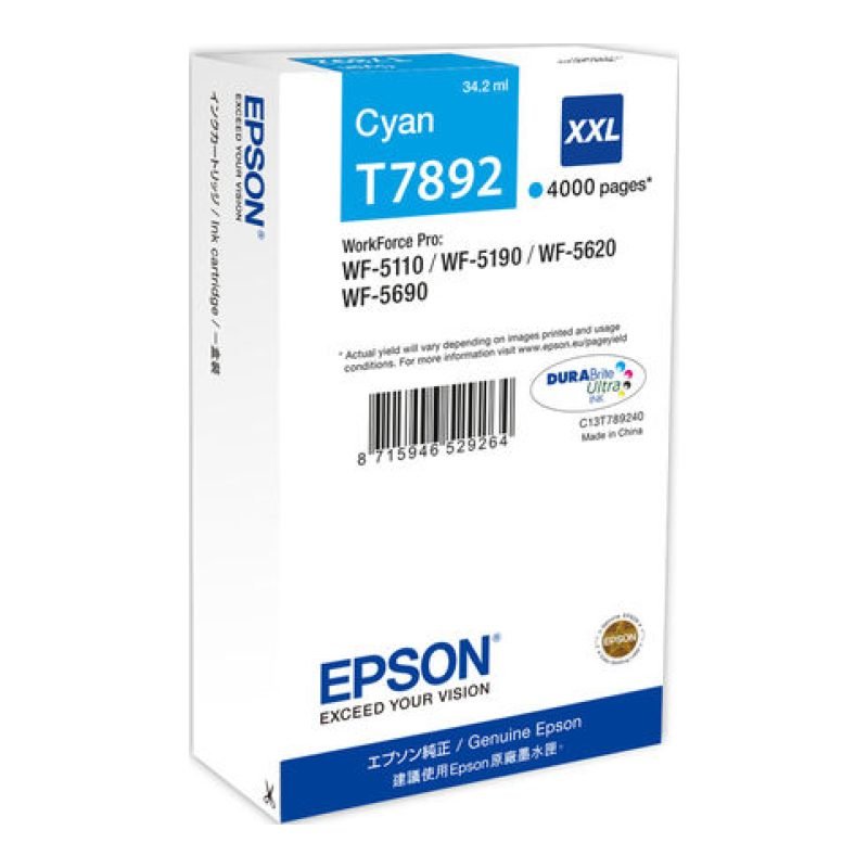 Epson C13T789240 Mavi Mürekkep Kartuşu