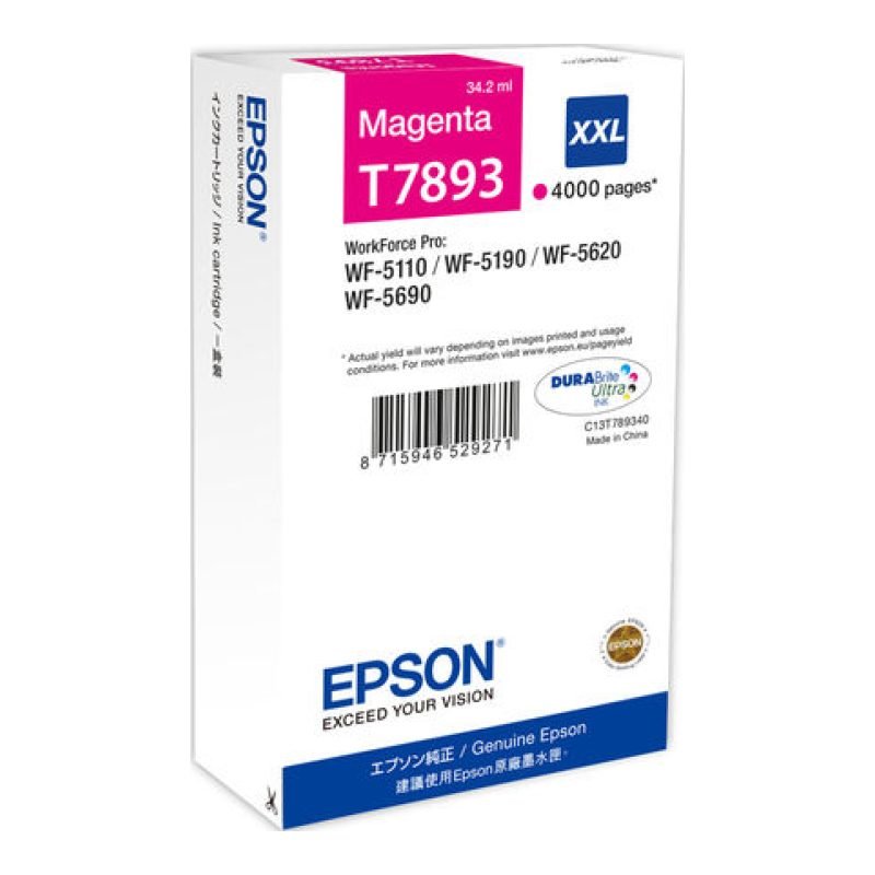 Epson C13T789340 Kırmızı Mürekkep Kartuşu
