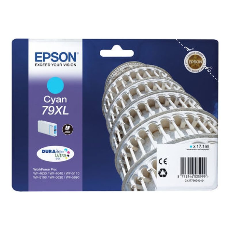 Epson 79XL C13T79024010 Mavi Mürekkep Kartuşu