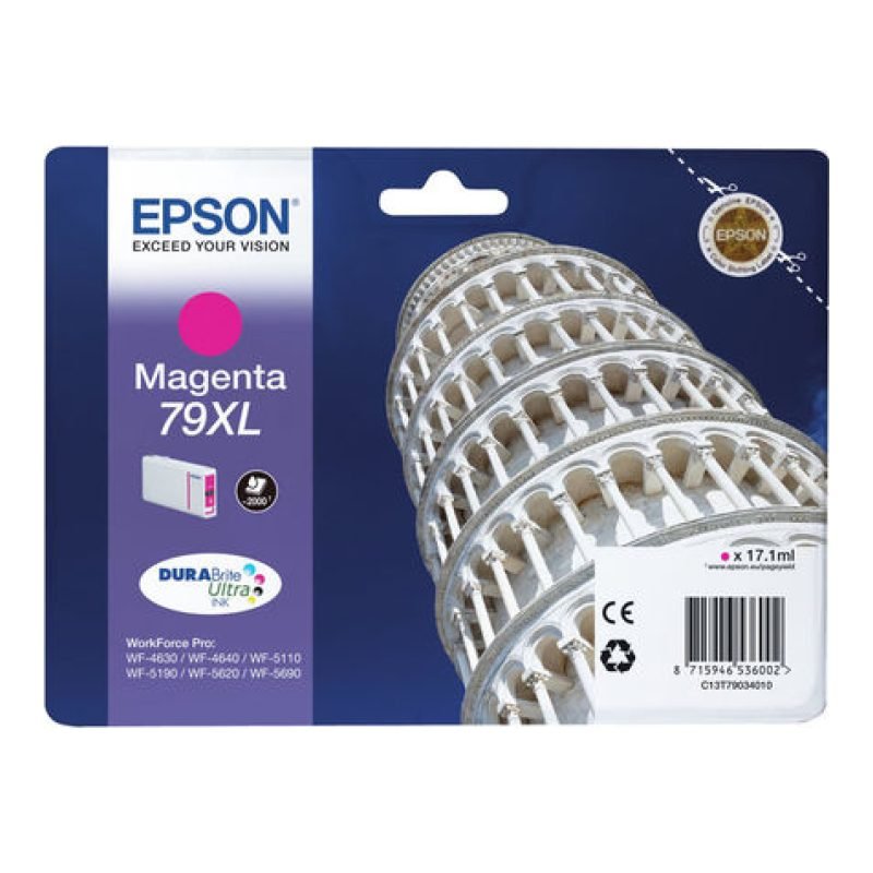 Epson 79XL C13T79034010 Kırmızı Mürekkep Kartuşu