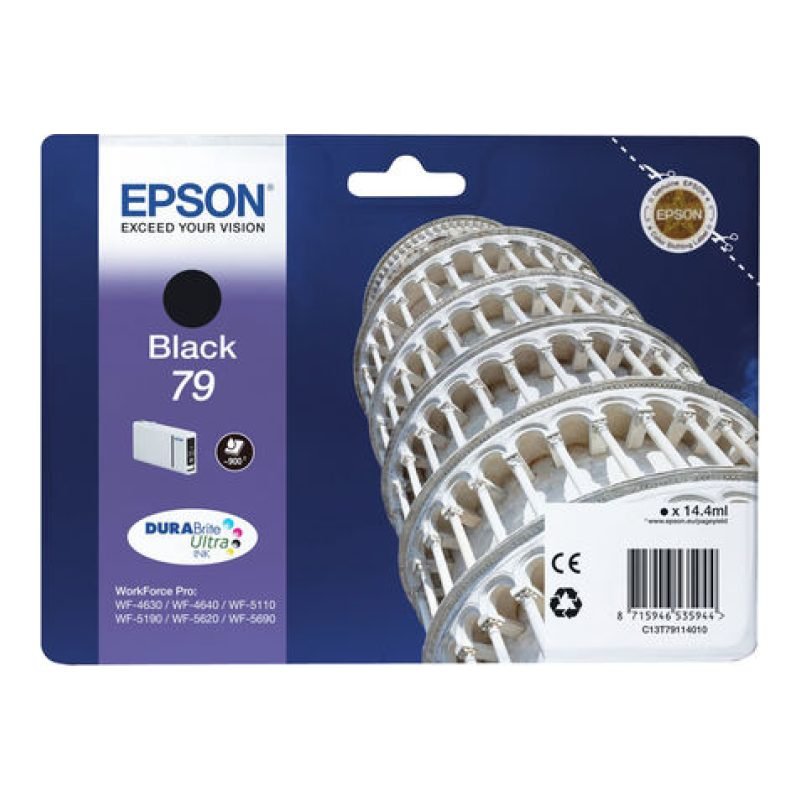 Epson 79 C13T79114010 Siyah Mürekkep Kartuşu