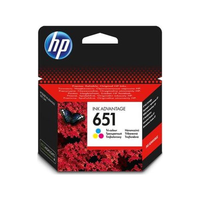 HP 651 C2P11AE Üç Renkli Mürekkep Kartuşu