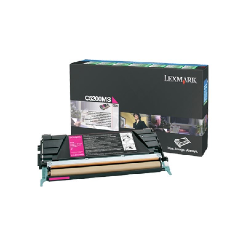 Lexmark C5200MS Kırmızı Toner