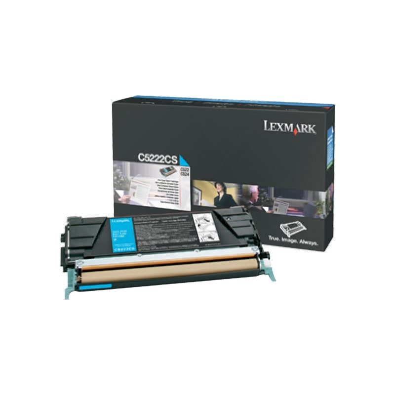 Lexmark C5222CS Mavi Toner