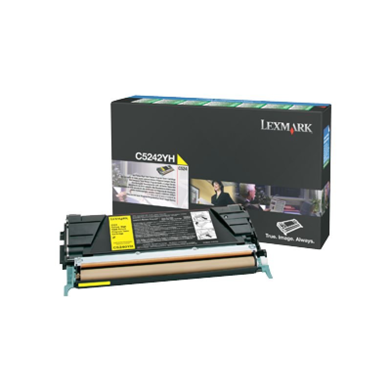 Lexmark C5242YH Sarı Toner