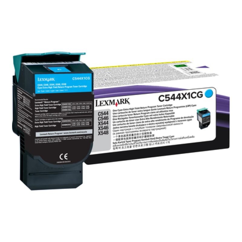 Lexmark C544X1CG Mavi Toner