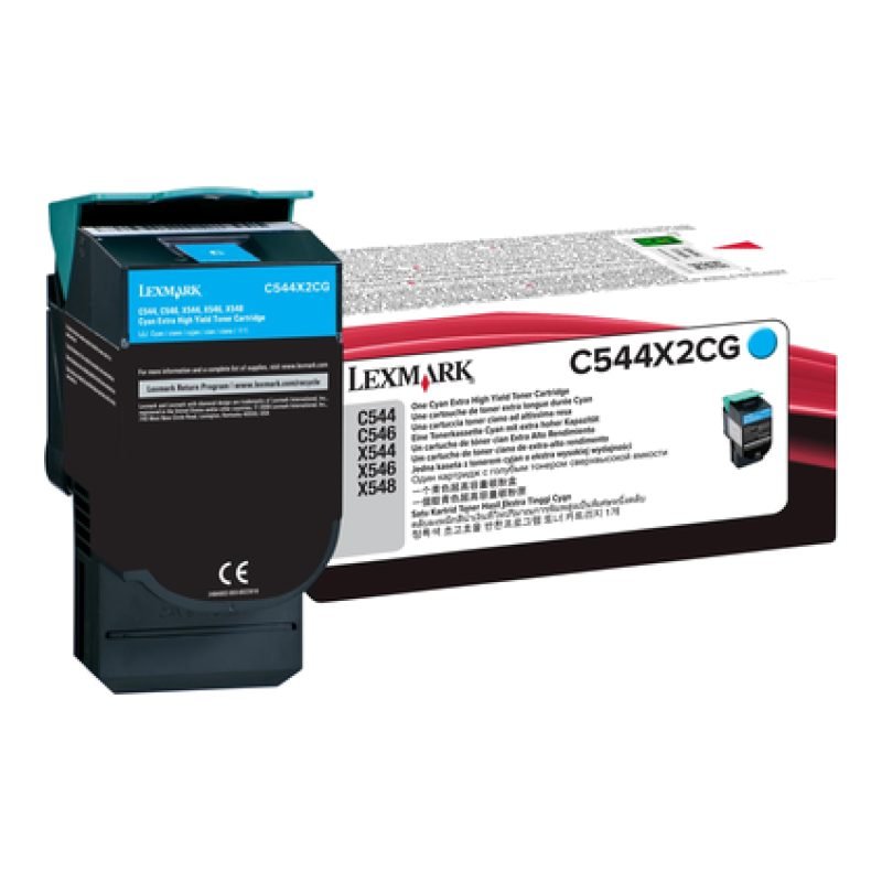 Lexmark C544X2CG Mavi Toner