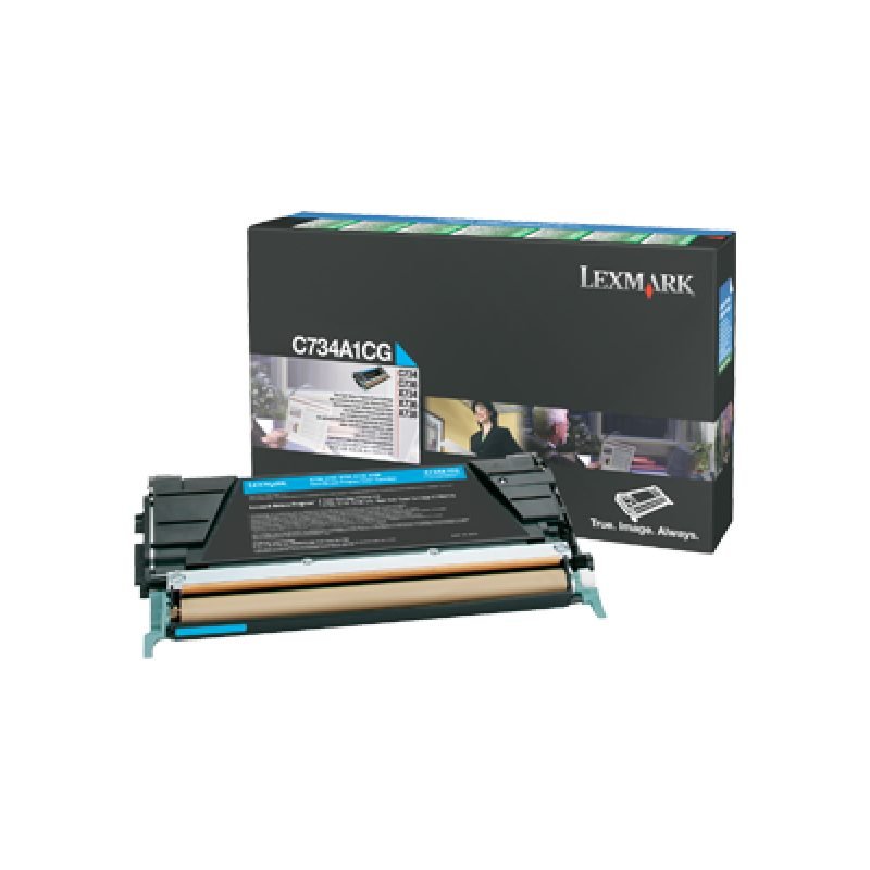 Lexmark C734A1CG Mavi Toner