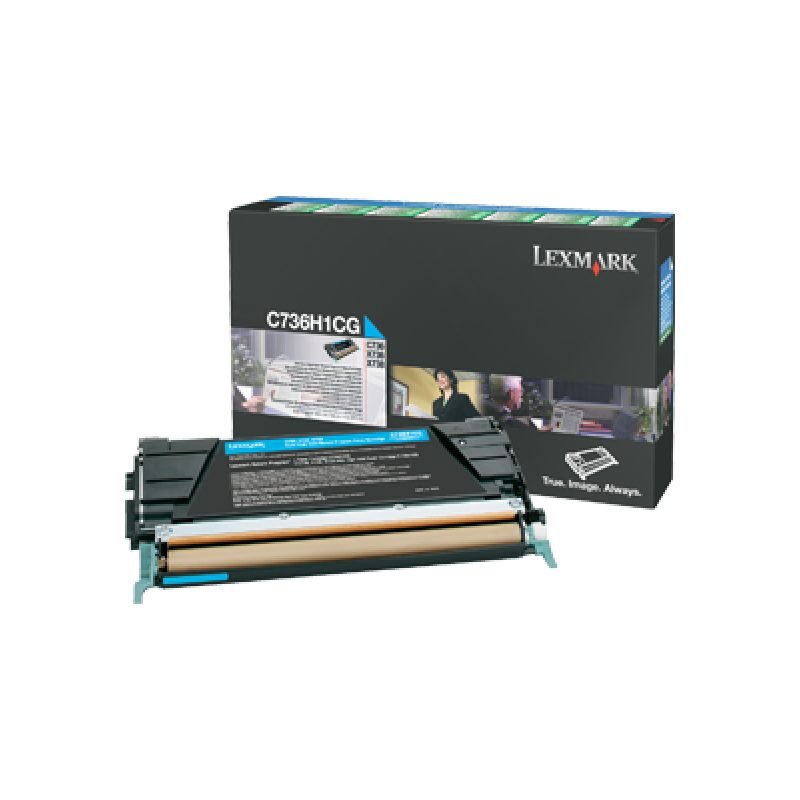 Lexmark C736H1CG Mavi Toner