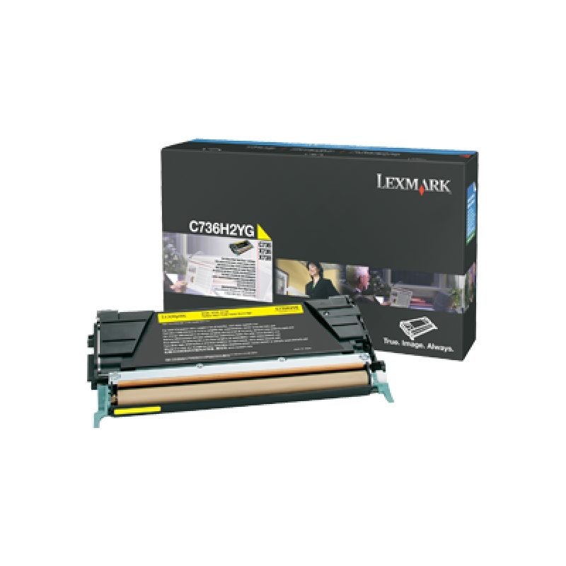 Lexmark C736H2YG Sarı Toner