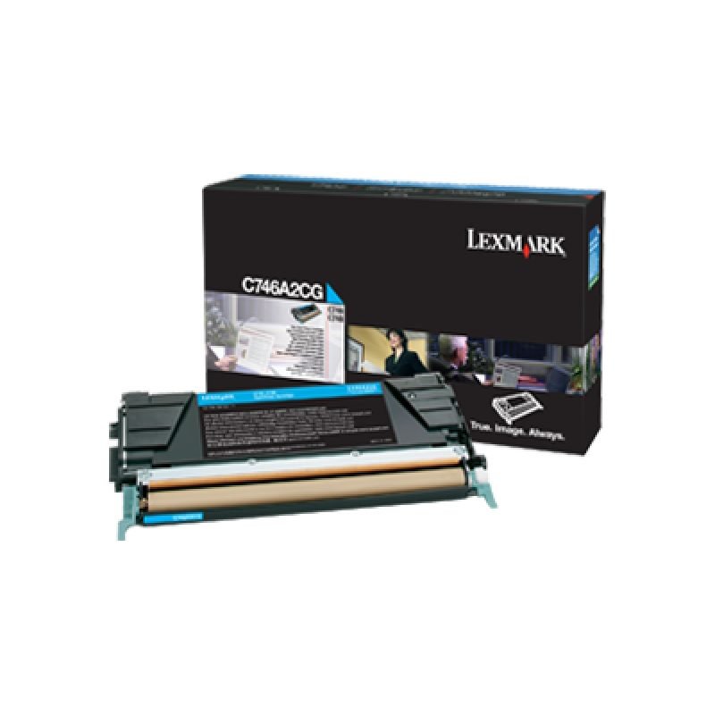 Lexmark C746A2CG Mavi Toner