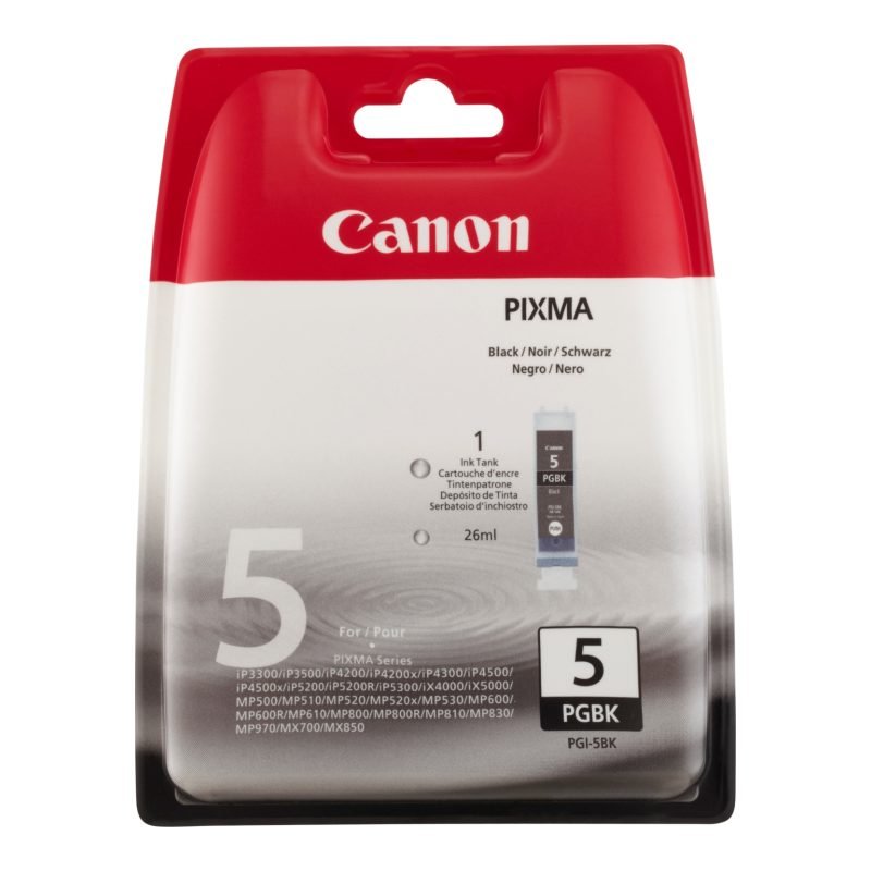Canon PGI-5BK 0628B029 Siyah Mürekkep Kartuşu