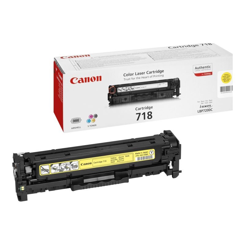 Canon CRG-718 Y 2659B002 Sarı Toner