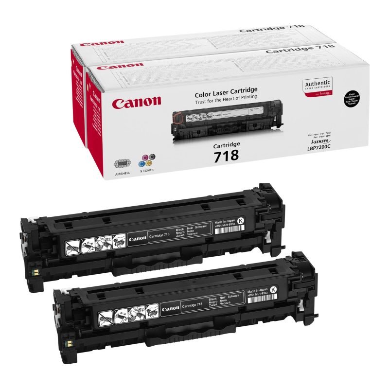 Canon CRG-718 Bk VP 2662B005 Siyah Toner