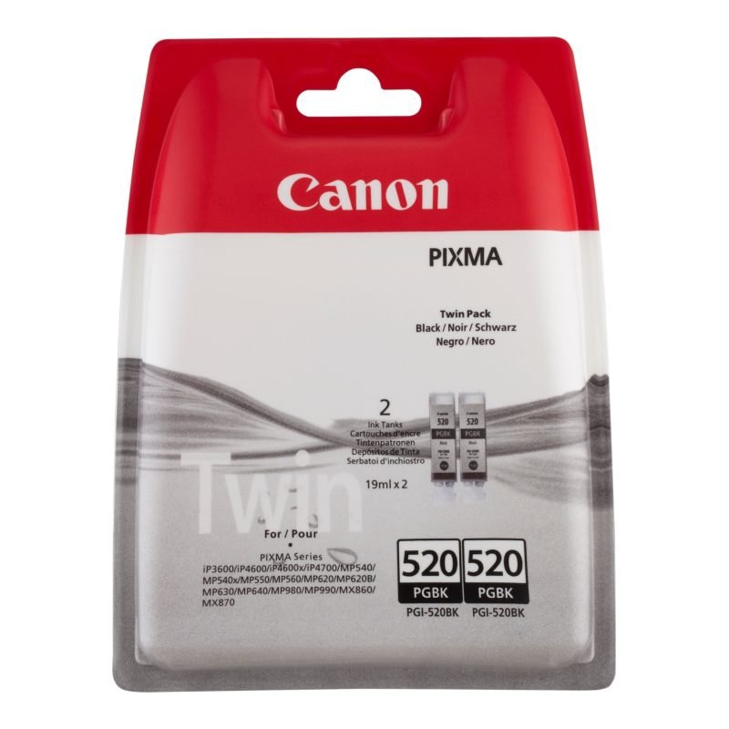 Canon PGI-520BK 2932B009 Siyah Mürekkep Kartuşu