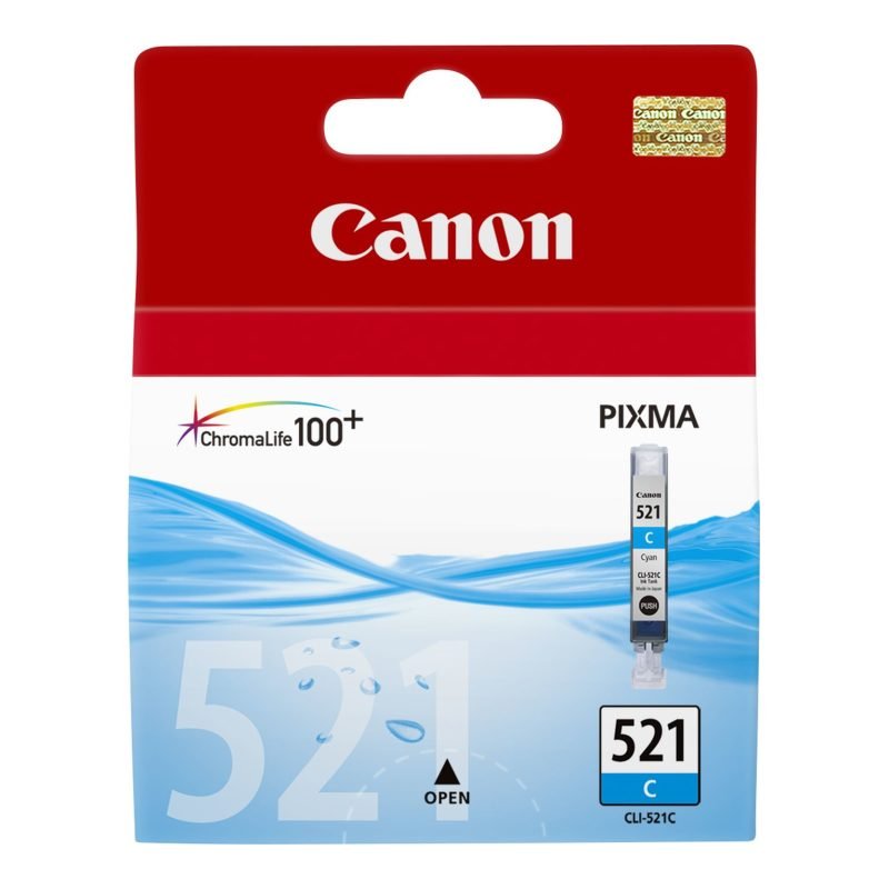 Canon CLI-521 2934B005 Mavi Mürekkep Kartuşu