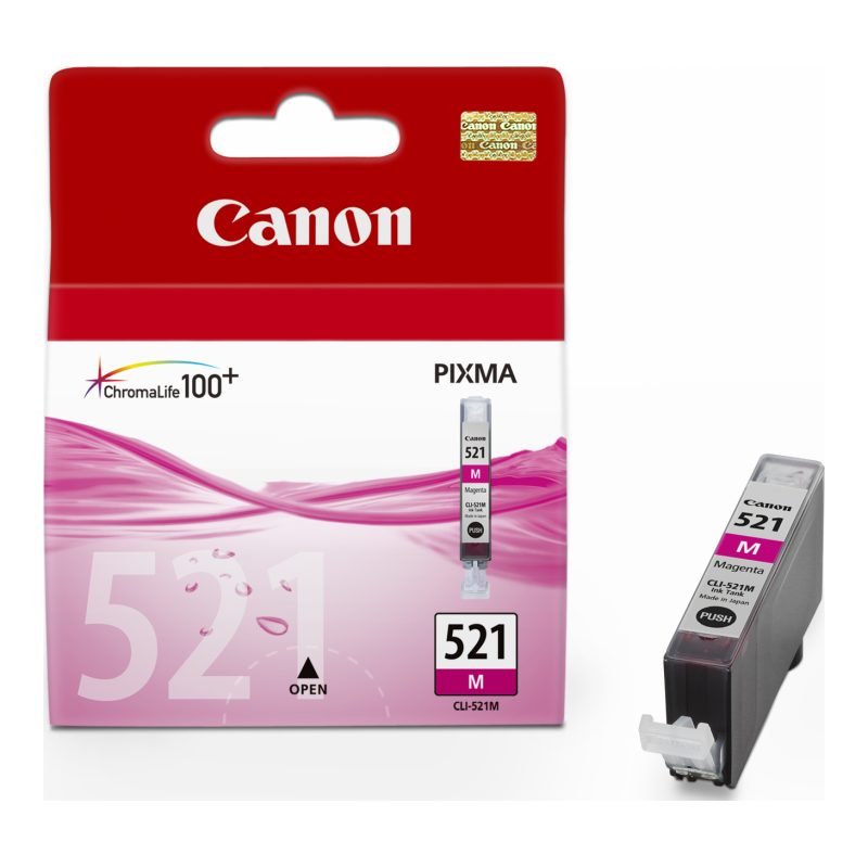 Canon CLI-521 M 2935B007 Kırmızı Mürekkep Kartuşu