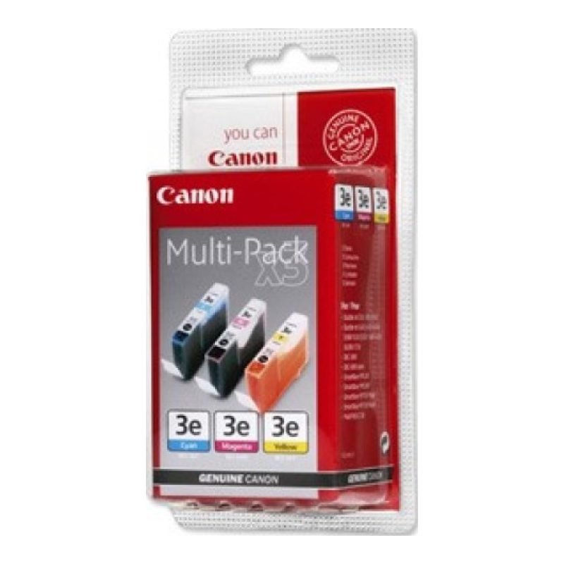 Canon BCI-3e C/M/Y 4480A262 Üç Renkli Mürekkep Kartuşu