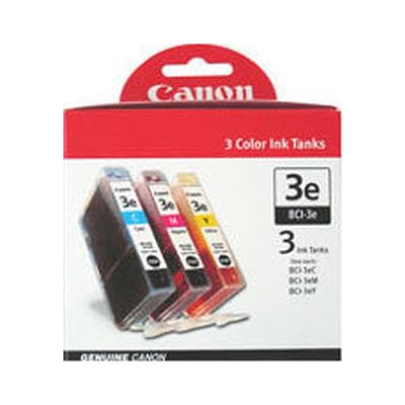 Canon BCI-3e C/M/Y 4480A265 Üç Renkli Mürekkep Kartuşu