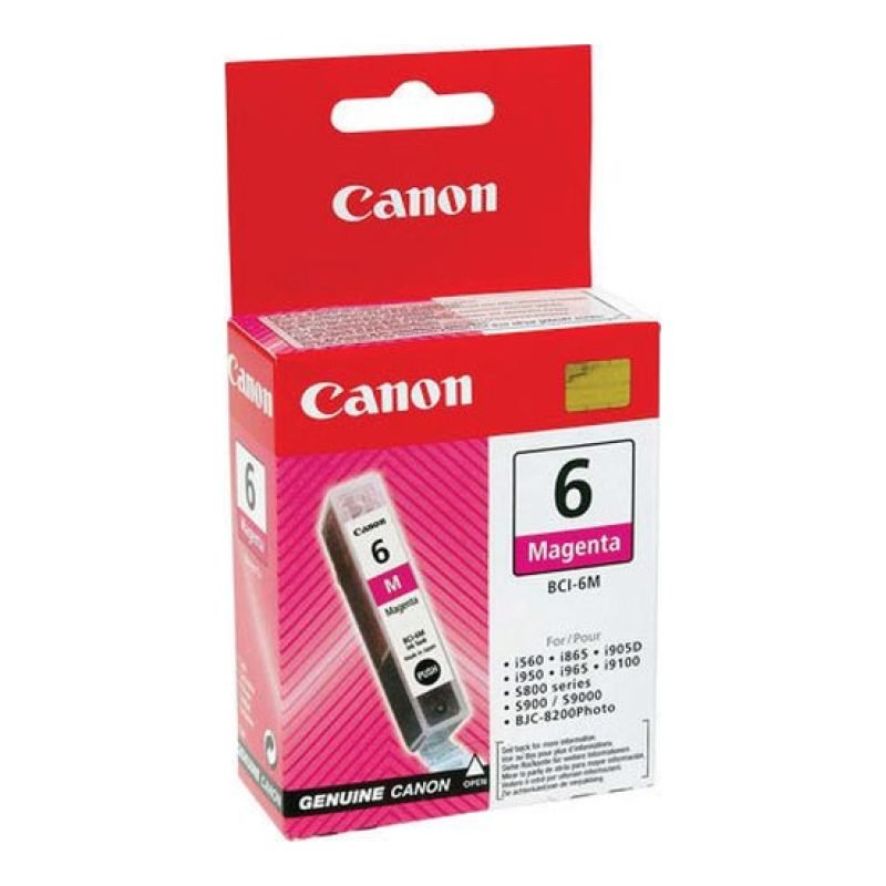 Canon BCI-6 M w/sec 4707A021 Kırmızı Mürekkep Kartuşu
