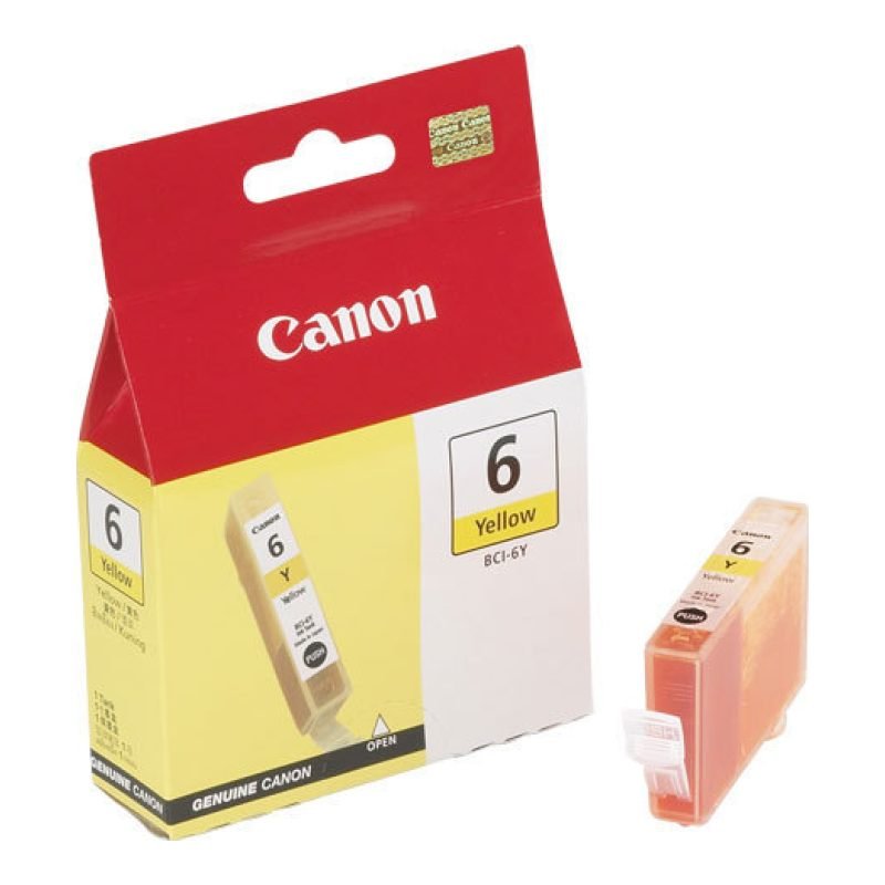 Canon BCI-6 Y w/sec 4708A025 Sarı Mürekkep Kartuşu