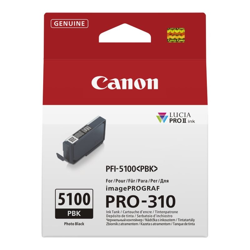 Canon PFI-5100 PBK 6952C001 Foto Siyah Mürekkep Kartuşu